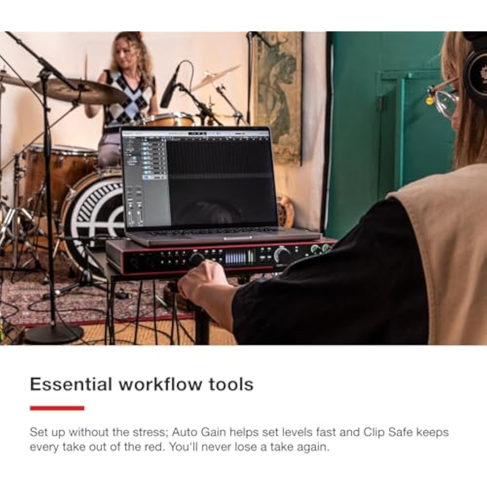 Focusrite Scarlett 18i20 (4th Gen) 18in 20out Audio Interface 4th Generation Focus Light