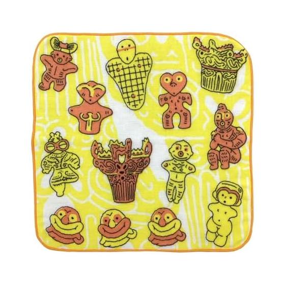 Kyoyu Made In Japan Towel Handkerchief Approx. 25x25cm Imabari Cotton 100% Fuwaron Jomon Gift Local Gauze Quick Dry Gentle On Baby's Skin Absorbent