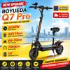 Patinete Elétrico BOYUEDA Q7PRO Para Adultos 70KM/H Motor Duplo 3200W MÁX. Autonomia 70KM Dobrável Com Assento