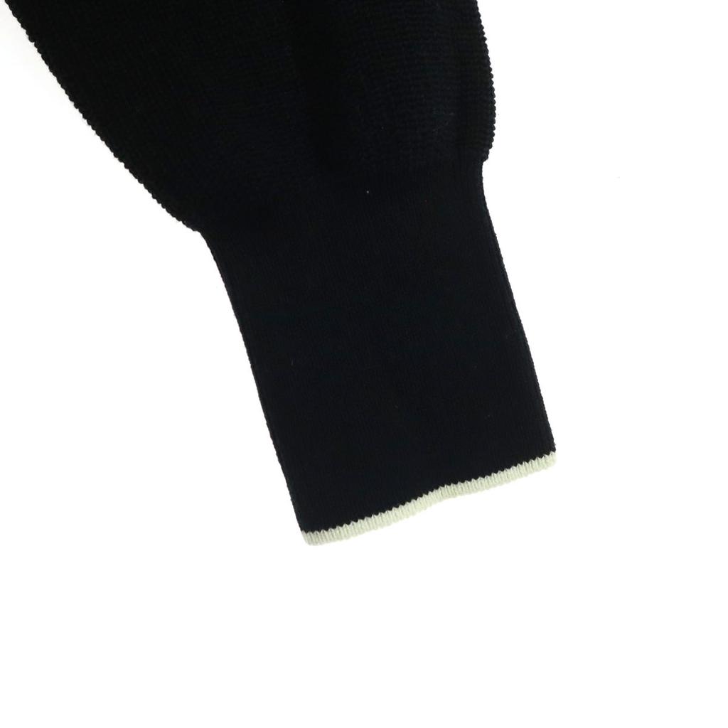 PLAIN PEOPLE By Color Long Sleeve Double Zip Cotton Knit Jacket 4 Black Women Used