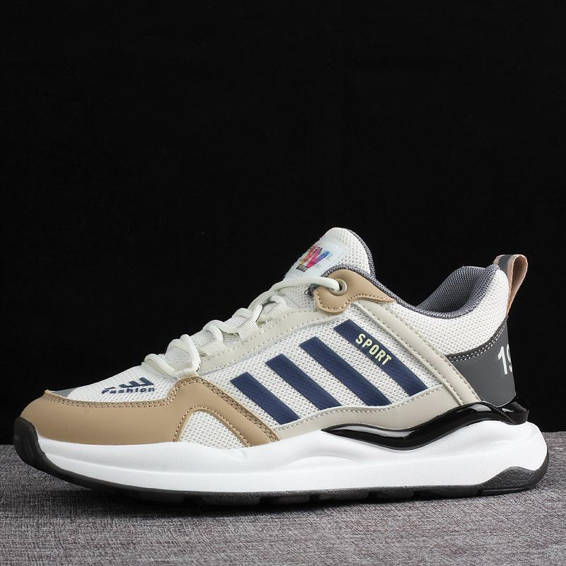 

Мужская спортивная обувь с дышащей сеткой, легкие кроссовки для бега на мягкой подошве, студенческая спортивная обувь, модная мужская обувь 43