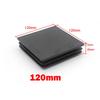 Square Plastic Black Blanking End Caps 13x13mm-120x120mm Inner Plug Cap Furniture Leg Tube Pipe Inserts Plugs Decorative Dust