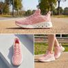 Fabric Cushioning Slip Resistant Abrasion Resistant Breathable Low Top Running Shoes Women's Light Nude Pink 12925588-5