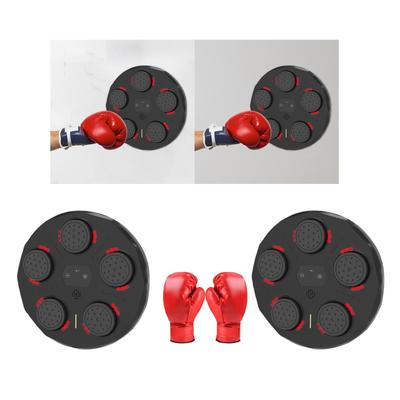 Kids Boxing Machine Music Boxing Wall Target Wall Mount RGB Lights Smart Boxing Trainer for Taekwondo Sports Exercise Gym Karate