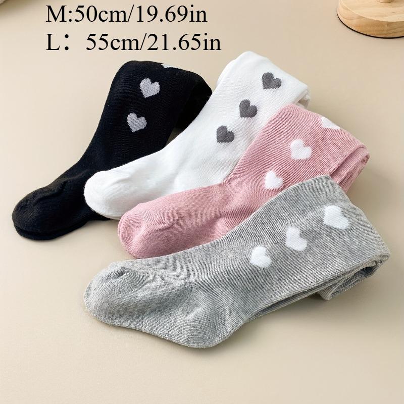 Baby Mädchen Langstrümpfe aus gekämmter Baumwolle, Weiche atmungsaktive Leggings für Säuglinge Kleinkinder, A-Klasse Qualität Lange Socken für den Frühling