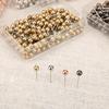 800pcs Multi Color Round Pearl Head Pins Dressmaking Sewing Fixed Marking Tool