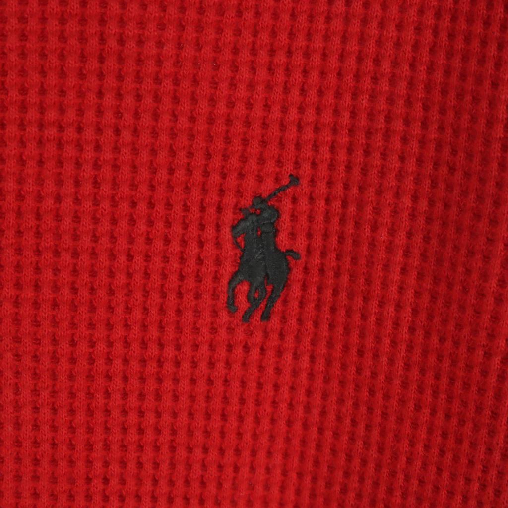 Beauty Products POLO RALPH LAUREN One Point Logo Long Sleeve Cotton Thermal T-shirt Men's Used