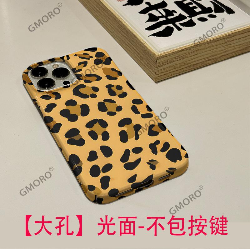 Amazon popular full screen retro leopard print iPhone17 sexy phone case Apple 16Pro film protective case