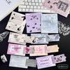 Artistic Butterfly Sticky Notes - Cartoon Message Cards for Journal Decor & Student Gifts