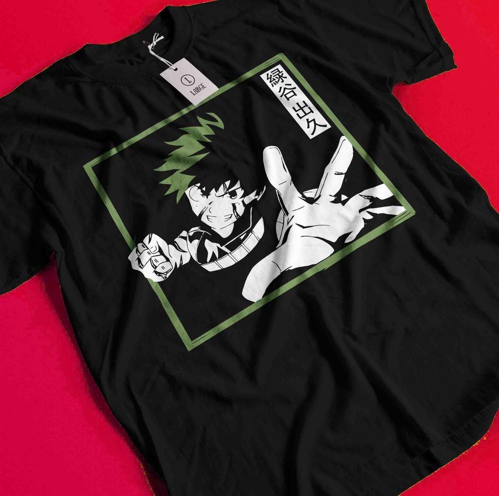Deku T-shirt My Hero Academia Japanese Manga Anime Midoriya Dabi Shoto Shirt BB598