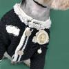 Ubranka dla psów odzież wiosenna mały pachnący sweter sweter Chenille pomorski Teddy Corgi mops kot ubranka dla zwierząt ubranka dla szczeniąt