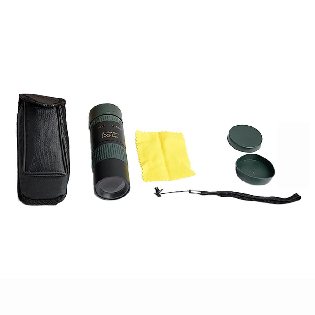 10-300x40 Zoom Teleskop HD 4K Tragbar Starkes Fernglas Große Reichweite Professionelles Monokular - Prismen Für Jagd Camping