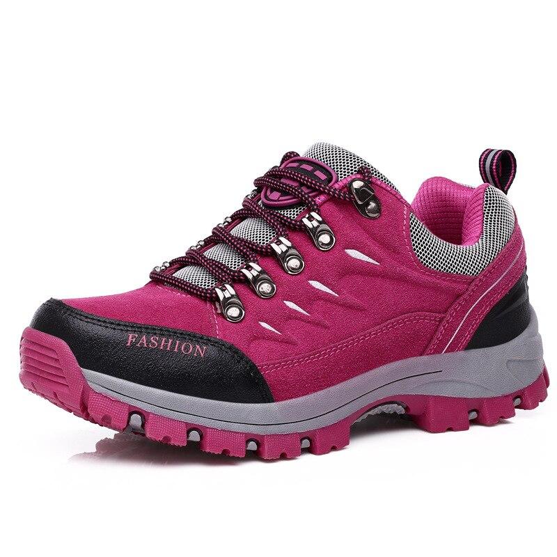 Hiking Shoes Winter Waterproof Trekking Top Quality Mens Sneaker Non -Slip Wear -Resistant Couple Outdoor Tourist Camping Shoes