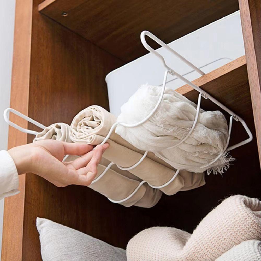 White Refrigerator Storage Rack Creative Wine Bottle Holder Fridge Wine Display Rack  Shelves