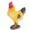 Chicken Figurine Resin Chicken Statue Garden Ornament Farm Animals Collection for Outdoor Backyard Patio Lawn Decoration