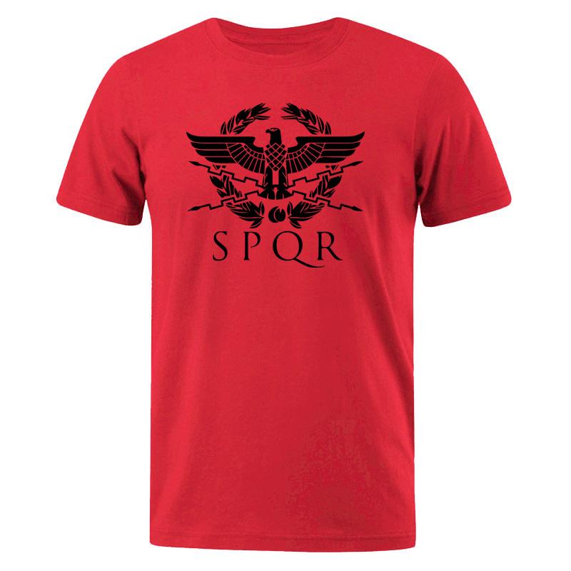 Pánská trička SPQR Římský gladiátor Císařský zlatý orel Letní tričko Pánské Harajuku Punk Rock tričko Ležérní topy Trička