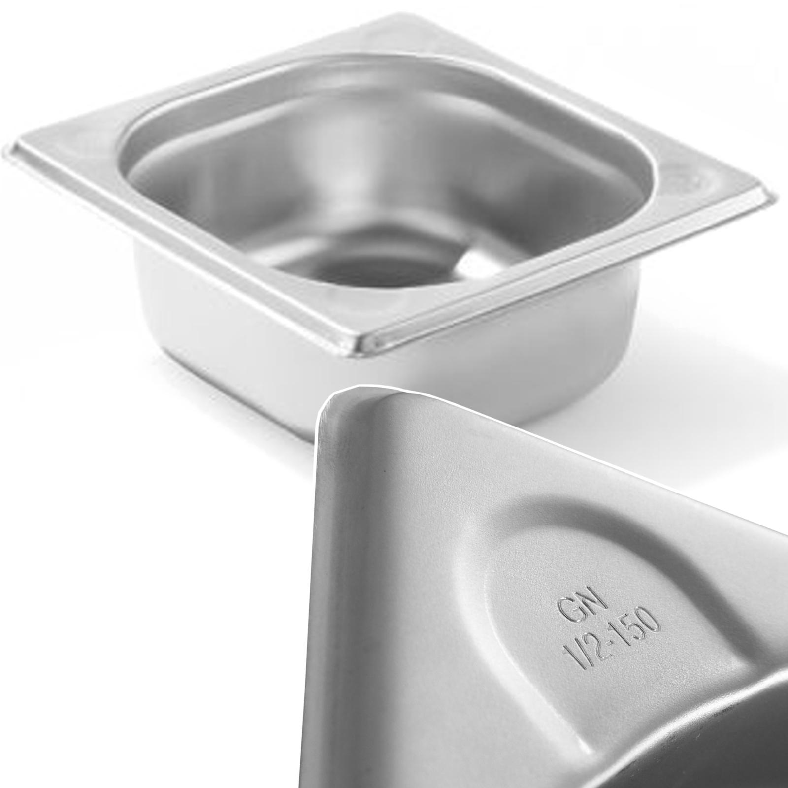 GN 16 Stahlbehälter Kitchen Line Höhe 65 mm Hendi 806623