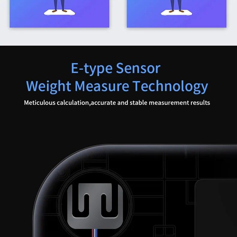 Váha tělesného tuku Chytrá bezdrátová digitální váha do koupelny Analyzátor složení těla s aplikací pro chytré telefony kompatibilní s Bluetooth