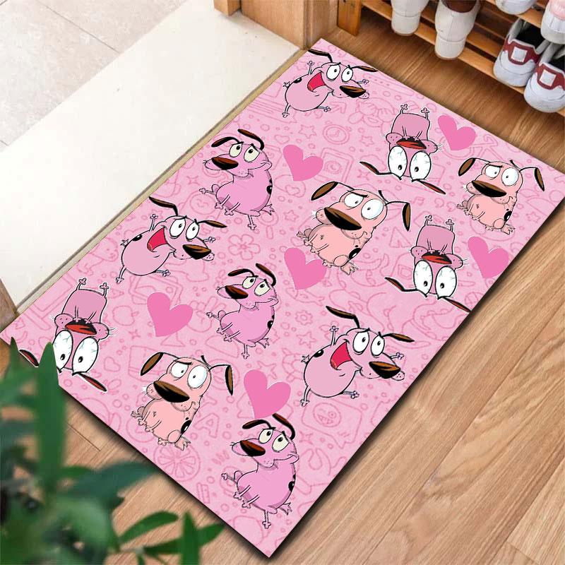 Courage the Cowardly Dog Carpet Rug for Living Room Bedroom Home Sofa Decoration,Kids play Non-slip Floor Mat