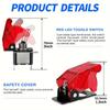 12V Rennwagen Starter Start Stopp Knopf Zündung Licht Kippschalter Panel Automobilzubehör Für Boot Atv Utv