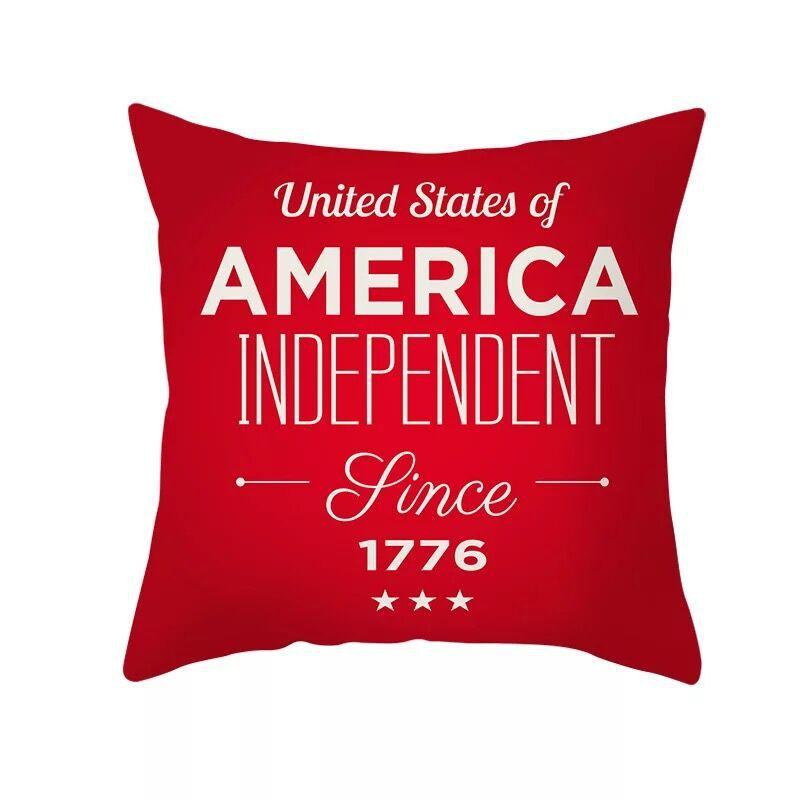 American Flag Independence Day Pillow Case Holiday Gift Home Decor Pillow Case