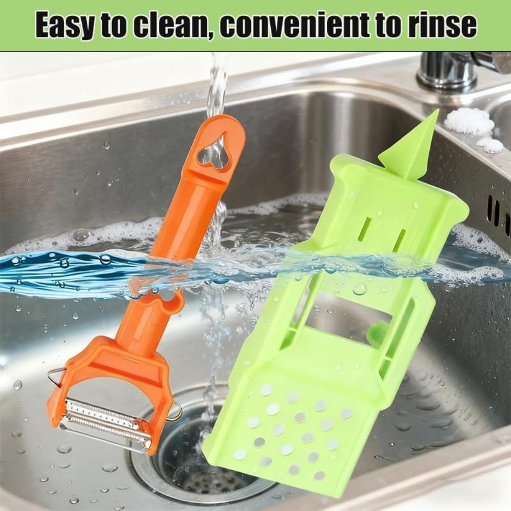 Multifuncional Peeler with Grating Plate Portable Stainless Steel Potato Slicer Fruits Vegetables Chopper for Home Kitchen