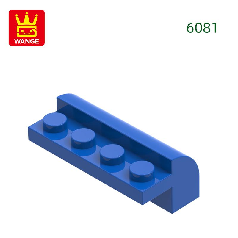 44Pcs/lot 6081Corner 4Hole Slope Curved 2x4x1 1/3 featuring Top Block Moc Colour Accessories Works With featuring Brick Kids Toy