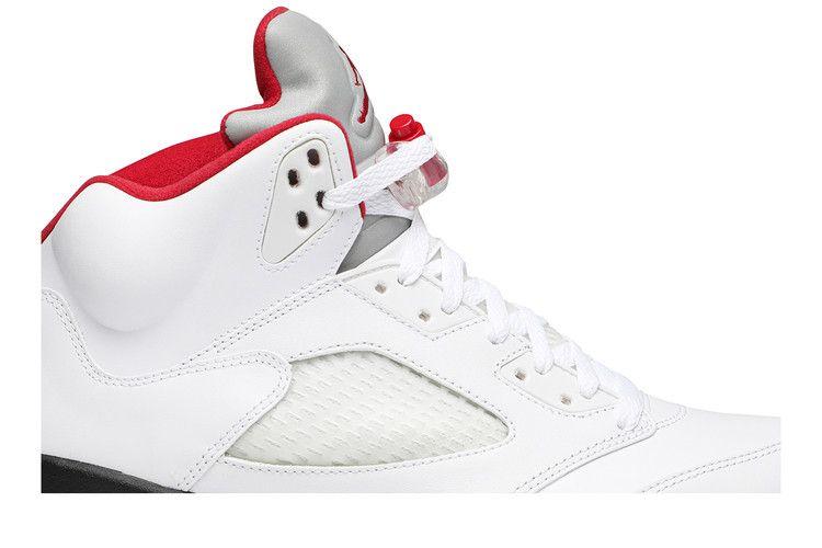 Men's Sneakers Air Jordan 5 Retro 'White Fire Red' 2013