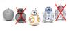 Star Wars Action Tablet Case and Death (3 Types BB-8, R2-D2, Star)