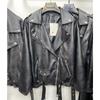 Today's Popular Leather Jacket Women's New Style Imitation Sheepskin Loose Motorcycle Leather Jacket Retro