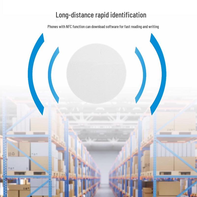 Transparent NFC Anti-Metal Tag Wet Inlay Sticker with NTAG215 Chip for Access Control
