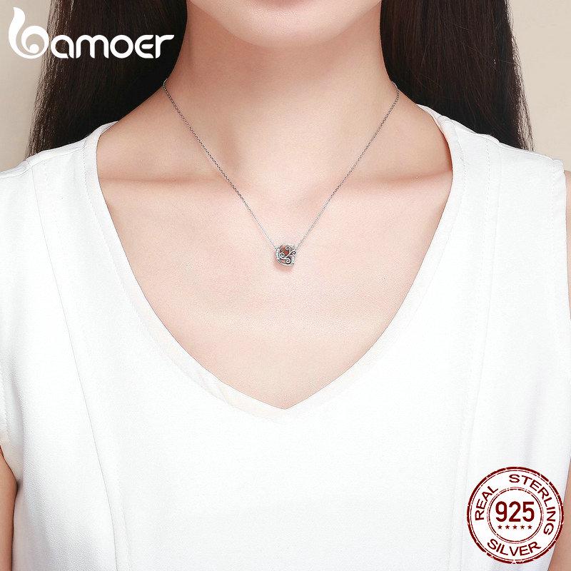 Bamoer Ekte 925 Sterling Sølv Bokstaven G Alfabet Perler Anheng Passer Charm Armbånd & Armringer DIY