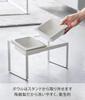Yamazaki Tower Pet Food Bowl Stand Angled High W29 X X Pet Food Model 10037 Set, Type, White, Dimensions D15.5 H17.6cm, Easy-to-Eat, Bowl,