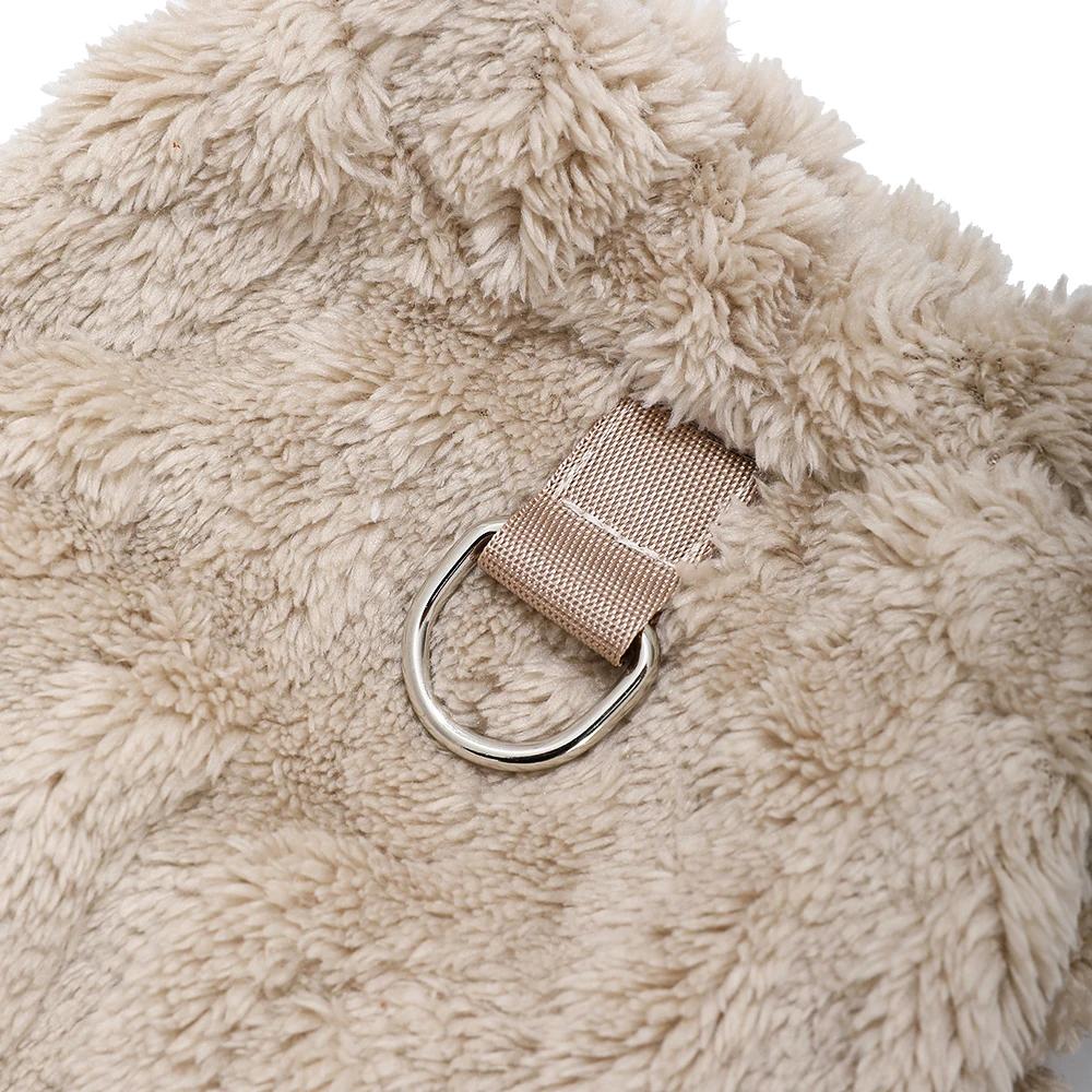 Pet Dog Jumpsuit for Small Medium Dogs Cats Winter Warm Fleece Dog Clothes Yorkshire Jacket Outfits French Bulldog Pug Clothing