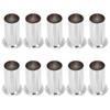 10 Pcs Flanging Sleeve Lamp Base Cover Crystal Chandelier Socket Shell Lighting Replacement Accessory Car Light Holder