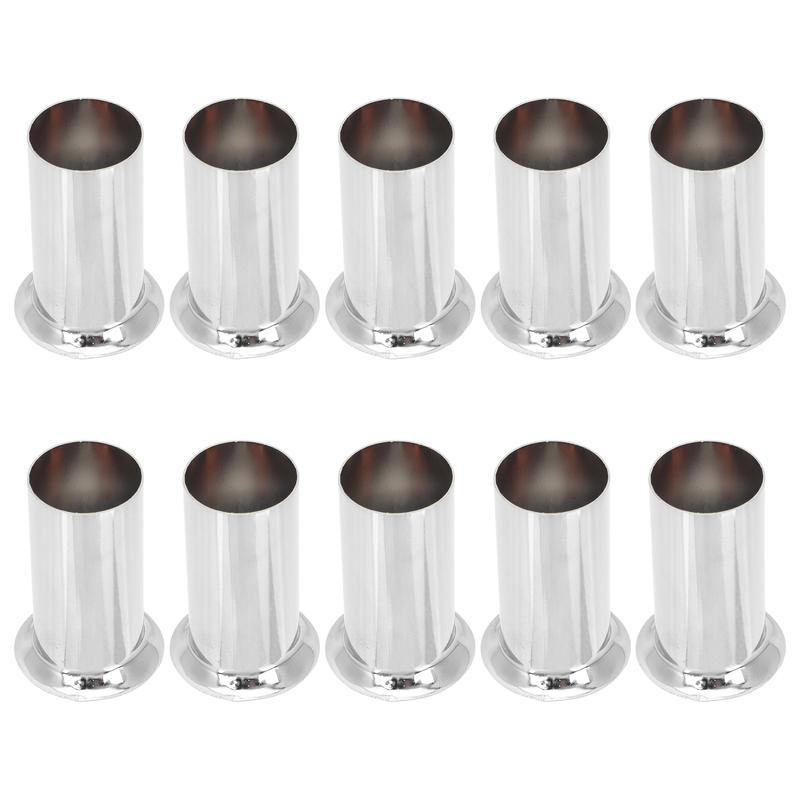 10 Pcs Flanging Sleeve Lamp Base Cover Crystal Chandelier Socket Shell Lighting Replacement Accessory Car Light Holder