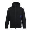 Equestrian Knight Motif Zipped Hooded Jacket 81041061