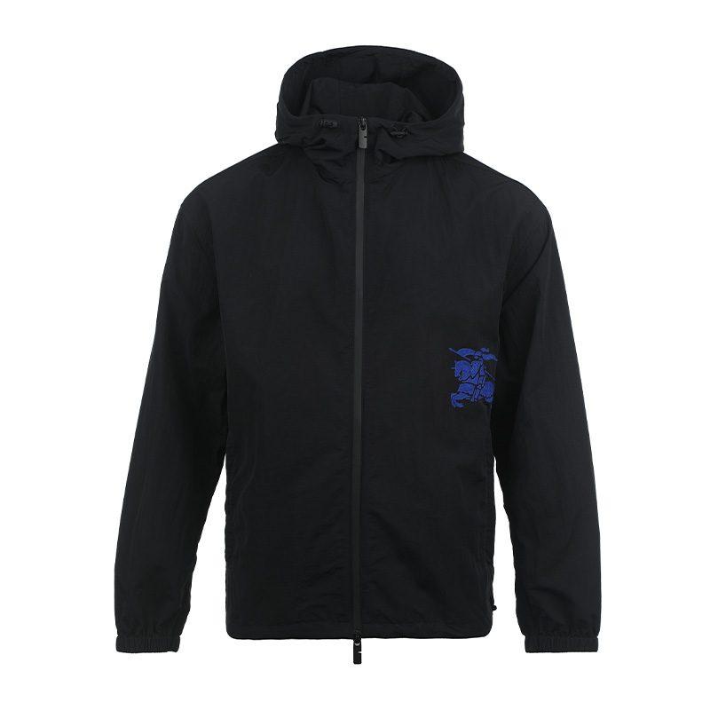 Burberry Equestrian Knight Motif Zipped Hooded