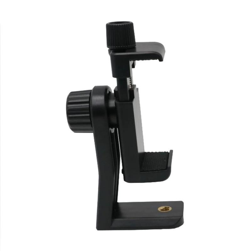 Adjustable Horizontal & Vertical Rotating Phone Clip for Live Streaming with 1/4 Port Adapter
