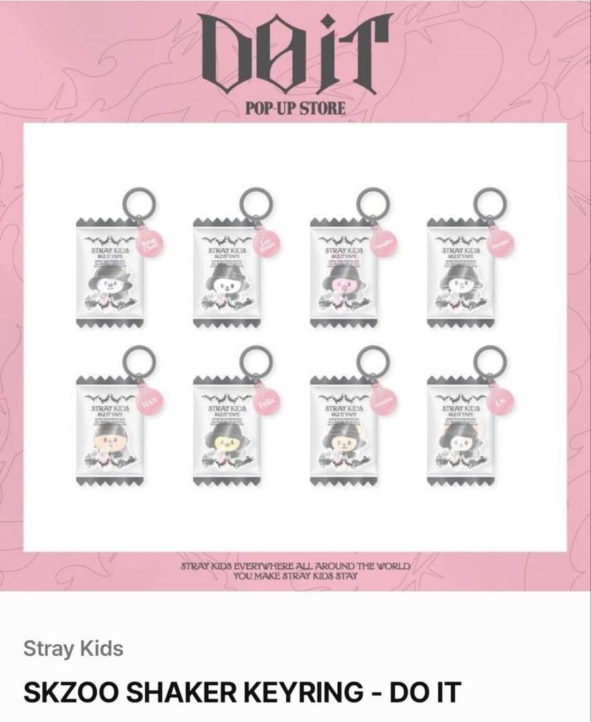 [USED] SKZ Pop-up Do It Shaker Key Ring