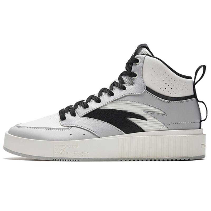 

Anta Milk Cap 2 High top Slip Resistant, Abrasion Resistant, Lightweight Skateboard Shoes Men s Gray Black Sneakers 912338008-3 39