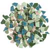 200pcs Mosaic Tiles Ceramic Tile For Irregular Supplies Stone Glazed Assortment Crafts Stained Mixed Backsplash Floor Color