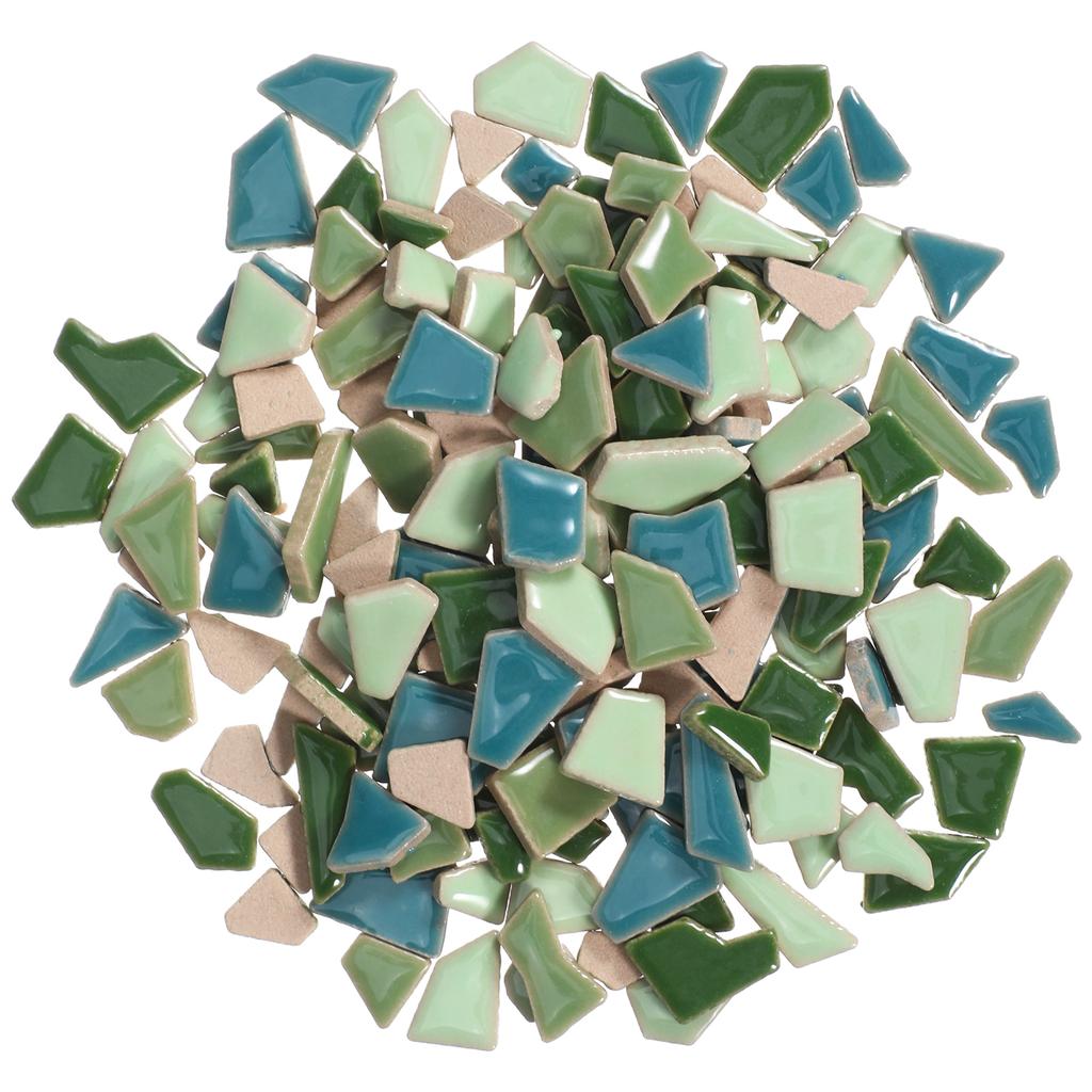 200 Pezzi Piastrelle Mosaico Piastrelle Ceramica Per Forniture Irregolari Pietra Smaltata Assortimento Artigianato Vetro Colorato Misto Paraspruzzi Pavimento Colore