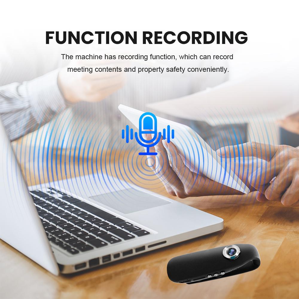 1080P Full HD Cycling Video Recorder with Back Clip Portable Law Enforcement Recorder Motion Activate Loop Recording Camera