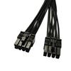 Ny 1× PCI-e 8-pinners til DOBBEL 8-pinners (6+2) Pin Strømkabel For CORSAIR AX-serien Modulær PSU