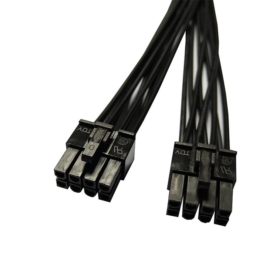 Ny 1× PCI-e 8-pinners til DOBBEL 8-pinners (6+2) Pin Strømkabel For CORSAIR AX-serien Modulær PSU