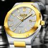 Quarzuhren für Herren Mode Business Datum Chronograph Uhr Männlich Outdoor Sport Wasserdicht Leuchtend Mann Armbanduhr