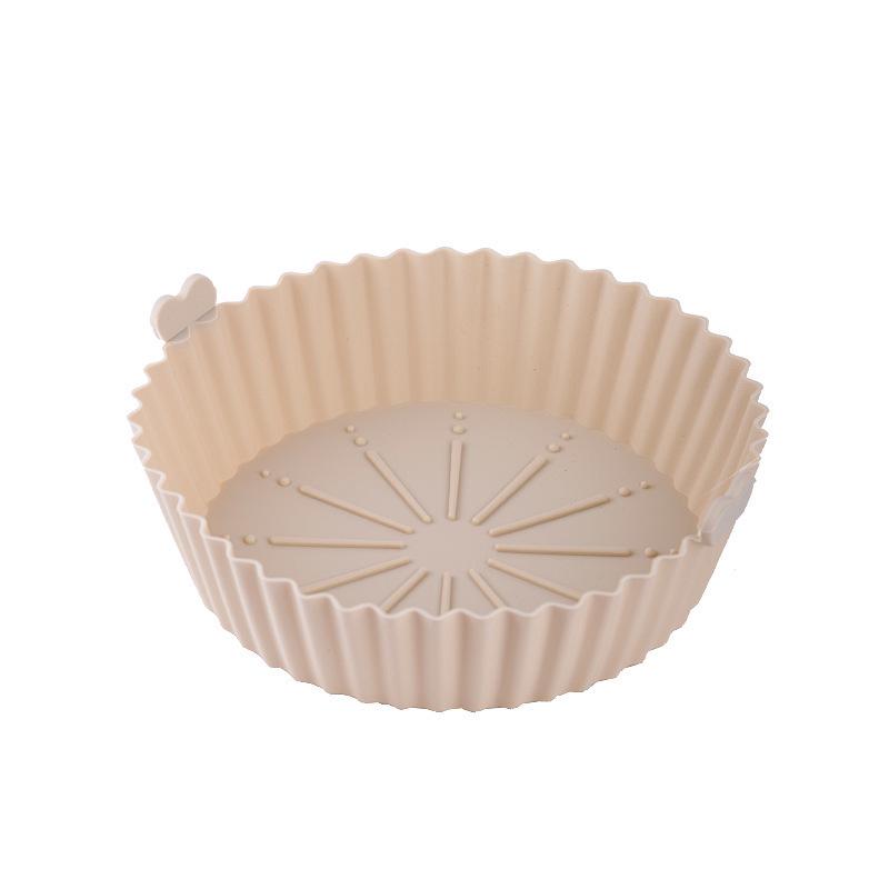 Silicone Air Fryer Baking Mat and Round Tray