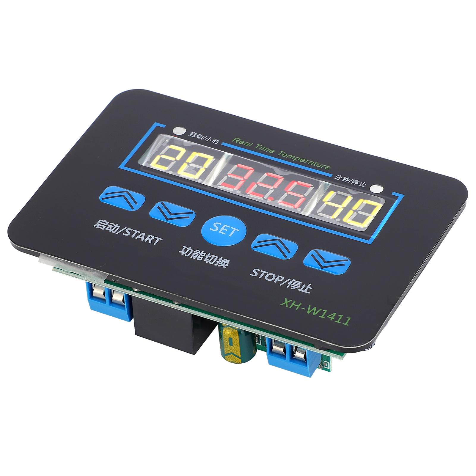 

3-оконный дисплей регулятор температуры 19 99 градусов Цельсия Модуль термостата для систем кондиционирования воздуха 220В