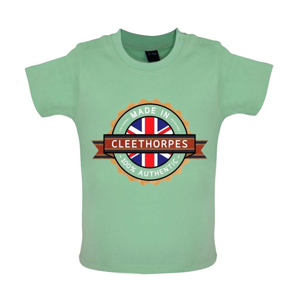 

Made In Cleethorpes - Baby Kids Boys Girls Unisex T-Shirt / Babygrow - Town City Village Born Love Live 100